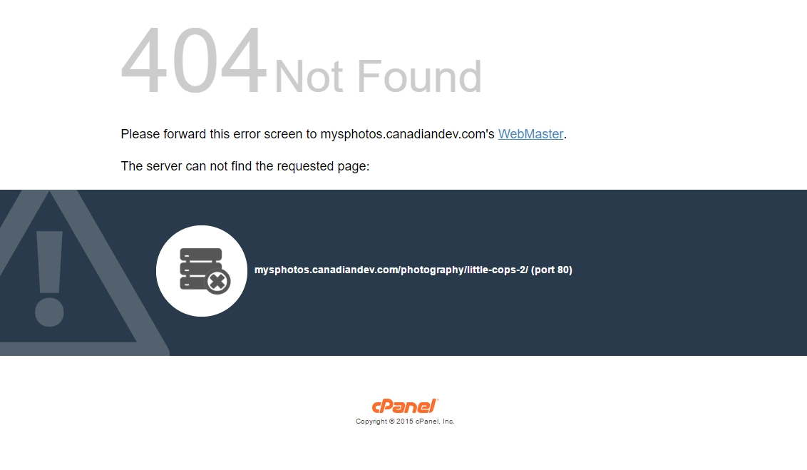 cPanel Hata Sayfası Ekleme